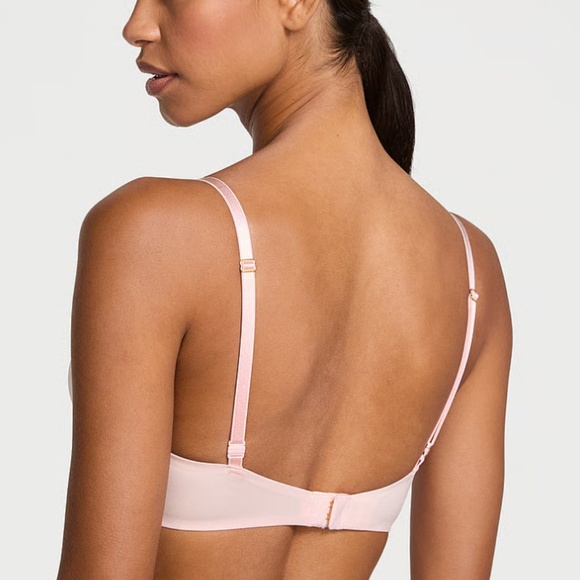 Authentic Victoria Secret Bombshell Add-2-Cups Push-Up Bra 36C Pink NWOT - Picture 2 of 6